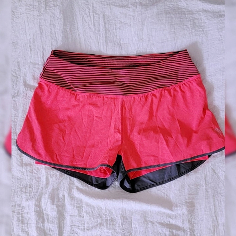 MPG Sport Pink & Gray Athletic Shorts (S)